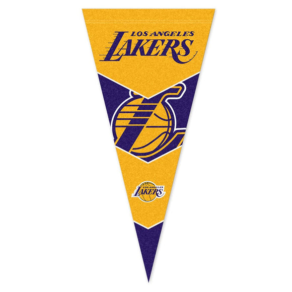 LA LAKERS NBA PENNANT FLAG