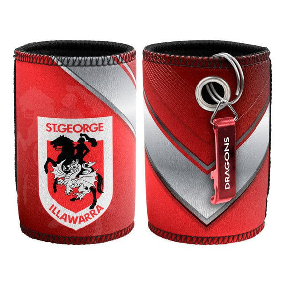 ST GEORGE DRAGONS CAN COOLER WITH OPENER