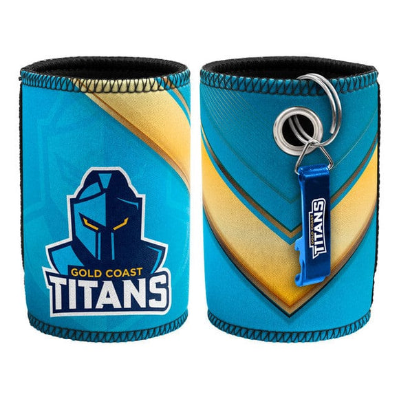 GOLD COAST TITANS CAN COOLER WITH OPENER
