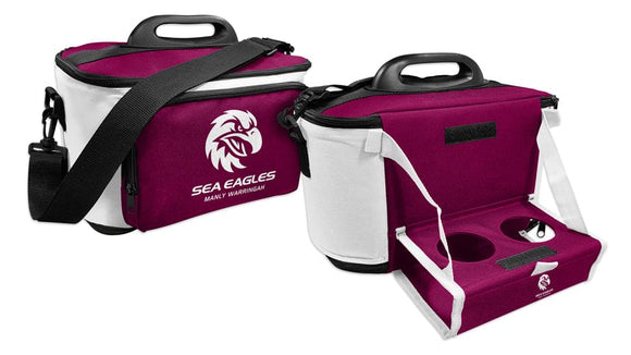 MANLY SEA EAGLES COOLER BAG WITH TRAY