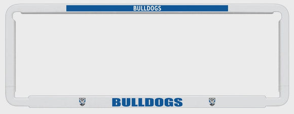 Canterbury Bulldogs Number Plate Frame