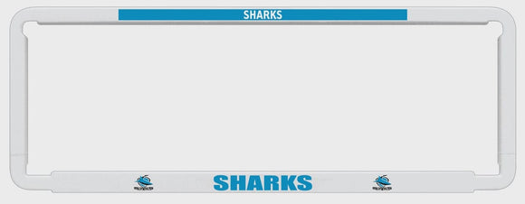 Sharks Number Plate Frame