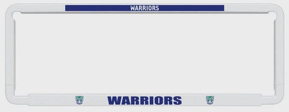 New Zealand Warriors Number Plate Frame