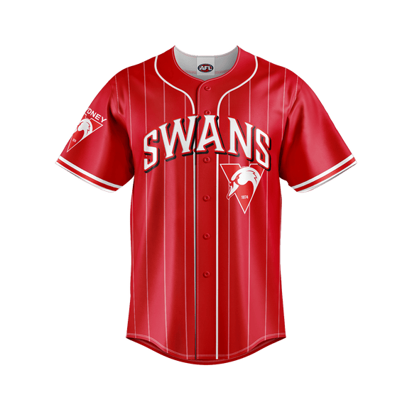 Sydney Swans Slugger Baseball Shirt