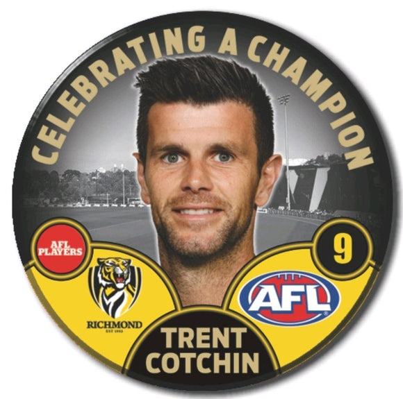 Trent Cotchin Celebrating A Champion Richmond Tigers 2023 Player Badge