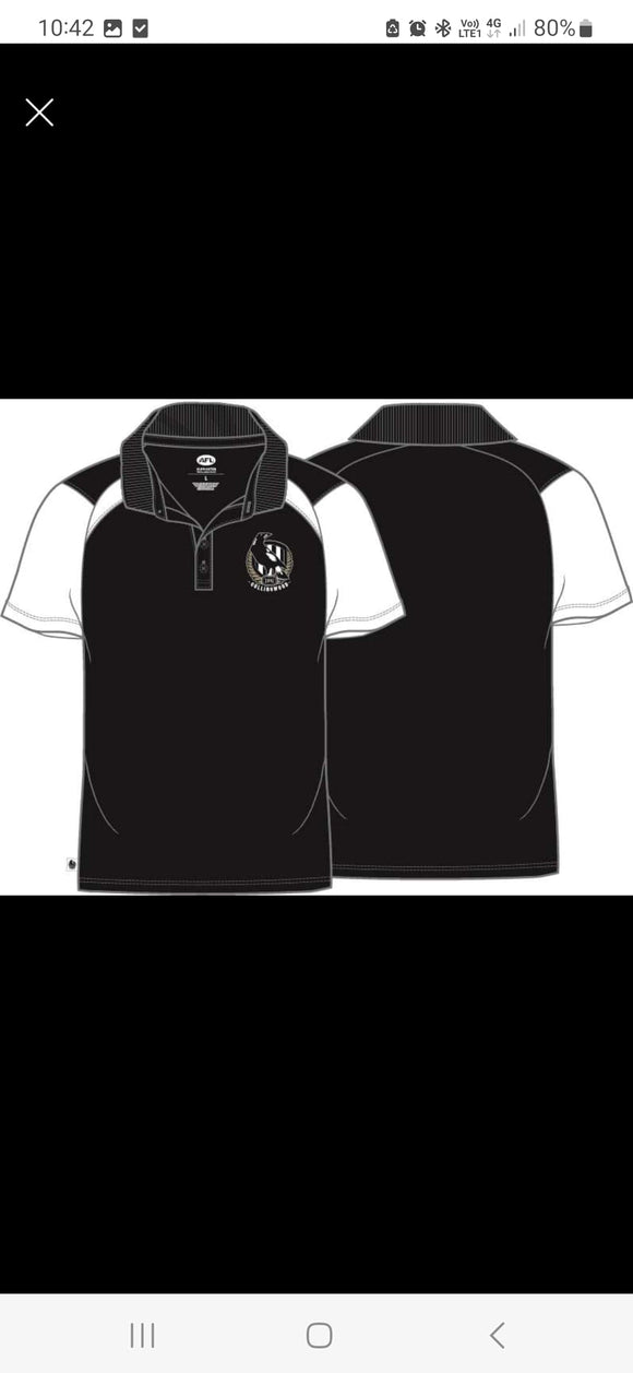 Collingwood Magpies Sublimated Performance Polo