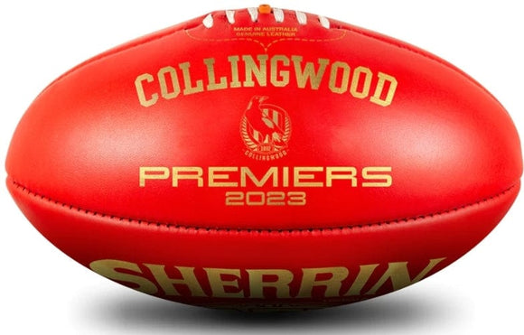 Sherrin KB Premiers 2023 Box Match Football Collingwood Magpies