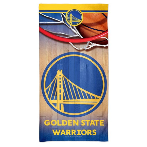 BEACH TOWEL 30 x 60 NBA GOLDEN STATE WARRIORS