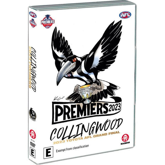 Collingwood Magpies Premiers 2023 Grand Final DVD