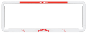 Dolphins Number Plate Frame