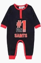 St Kilda Saints Long Slevee Baby Romper NAR