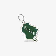 Milwaukee Bucks Acrylic Keyring NBA
