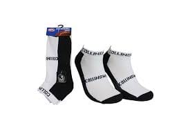 Collingwood Magpies high performance sport ankle socks 2 pair