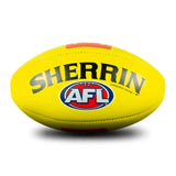 Sherrin AFL Size 5 Official Yellow Game Ball
