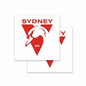 Sydney Swans Party Napkins 16 Pack