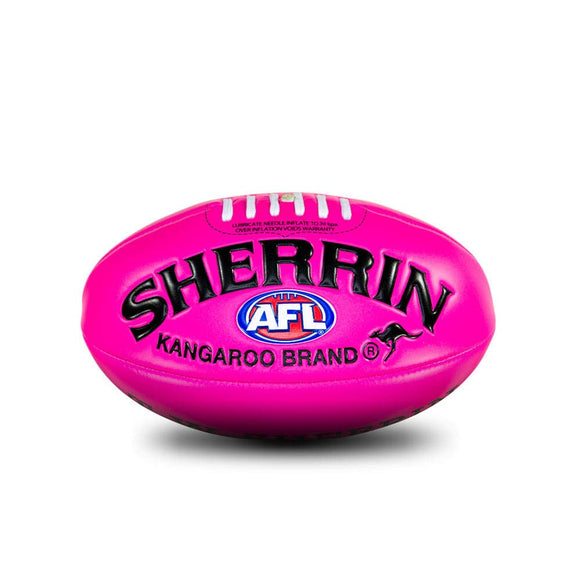 Sherrin Pink Super Soft Size 1 AFL Football