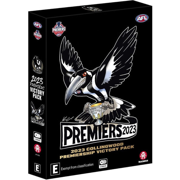 Collingwood Magpies Victory DVD Pack Premiers 2023