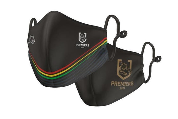Penrith Panthers 2021 Premiers Reversible Adults Face Mask