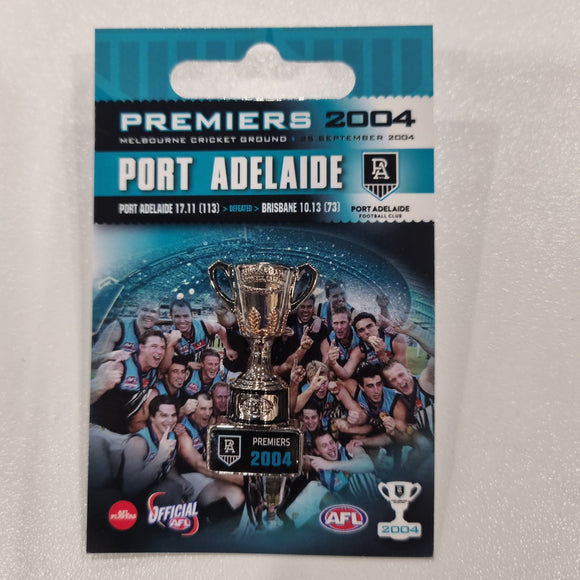 Port Adelaide Power Premiers Trophy Pin 2004