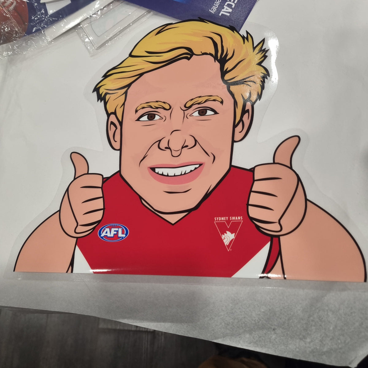 Sydney Swans Isaac Heeney Window Cling On Decal – Footy Plus More