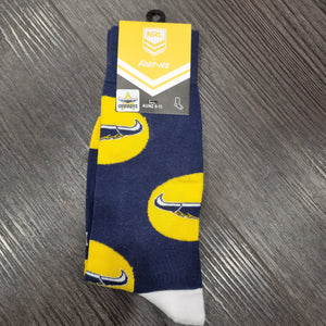 North Queensland Cowboys Footies Logo Dots Mens Socks