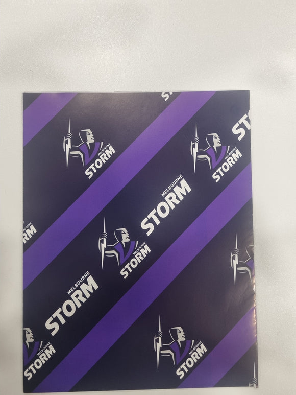 Melbourne Storm Wrapping Paper