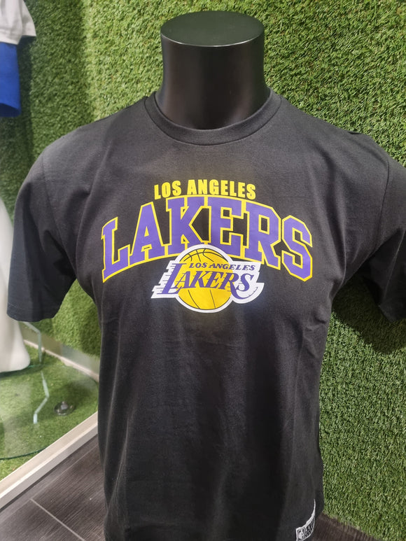 LA LAKERS TEAM ARCH YOUTH BLACK TEE