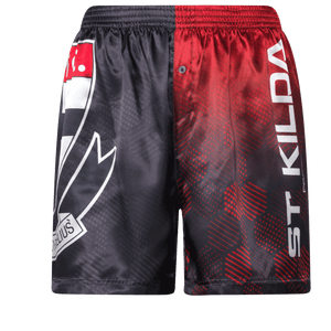 St Kilda Saints Mens Satin Boxer Shorts