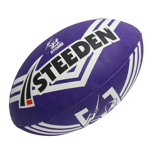 Melbourne Storm Steeden Supporter Football 11inch cut 9inch Pumped Up