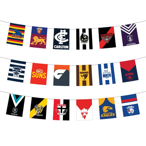 AFL ALL Team Party Bunting