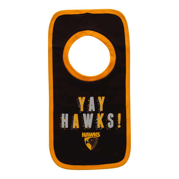 Hawthorn Hawks Baby Bib 2 Set 2020