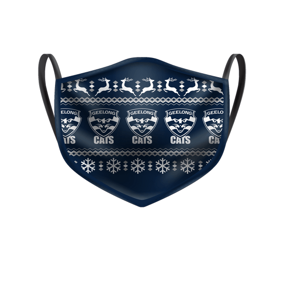 Geelong Cats Ugly Face Mask Twin Pack