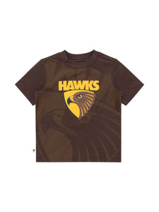 Hawthorn Hawks Youth Oversize Crop Tee