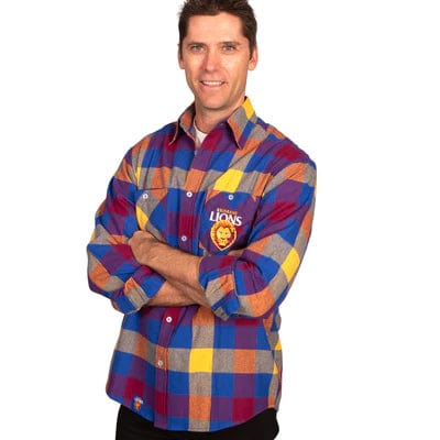 Brisbane Lions Lumberjack Flannel Shirt