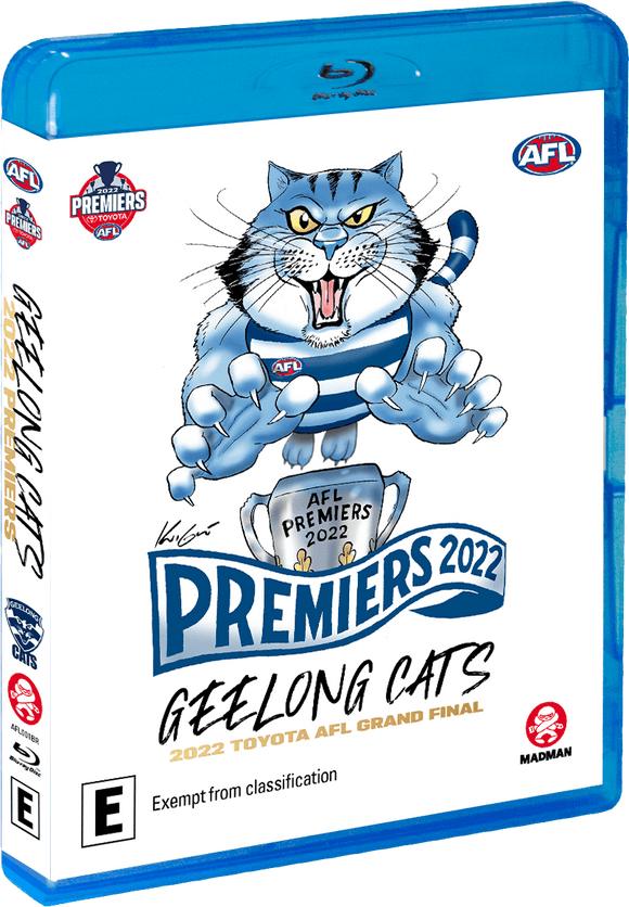 Geelong Cats Premiers 2022 Grand Final Blu-Ray DVD