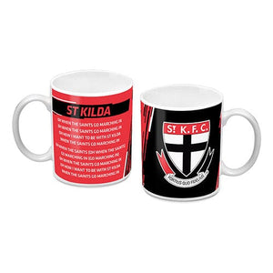 St Kilda Saints Logo and Song Mug