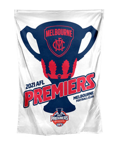 Melbourne Demons 2021 Premiers Wall Flag Phase 1 LE CLEARANCE