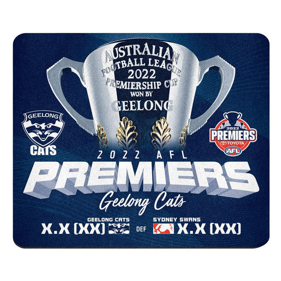 Geelong Cats Premiers 2022 Mouse Mat Phase 1