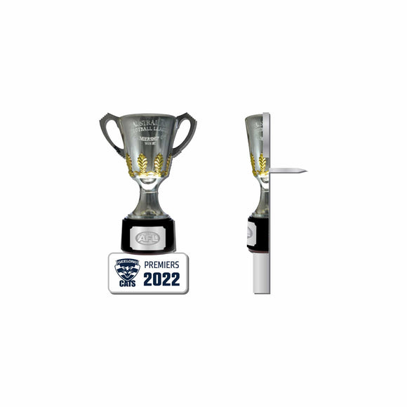 Geelong Cats 2022 Premiers 3D Trophy Pin