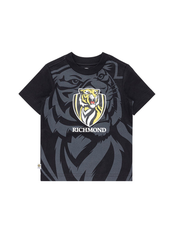 Richmond Tigers Youth Oversize Crop Tee