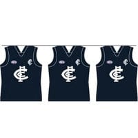 Carlton Blues Team Party Bunting Guernsey Shape