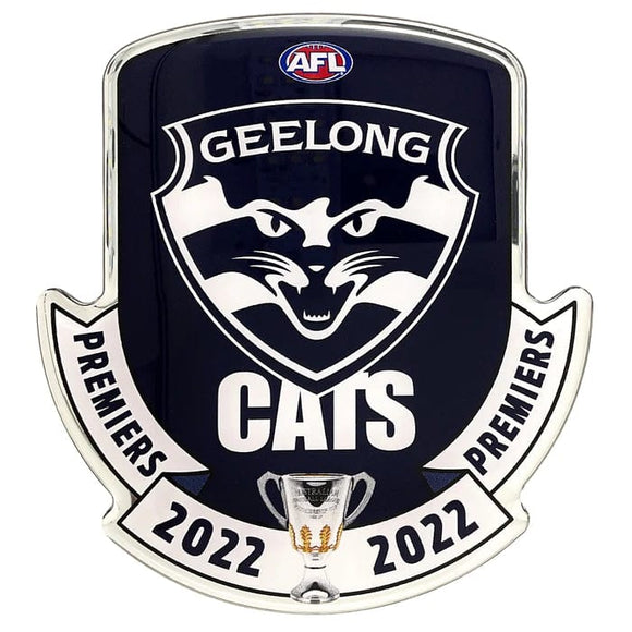 Geelong Cats Official Premiers Logo Car Decal 2022