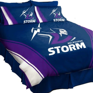 Melbourne Storm Queen Bed Quilt Cover