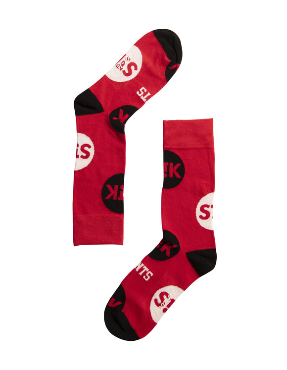 St Kilda Saints Footies Logo Dots Mens Socks