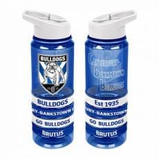 Canterbury Bulldogs Tritan Drink Bottle with Wristbands