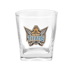 Gold Coast Titans Printed Spirit Glass Twin Pack