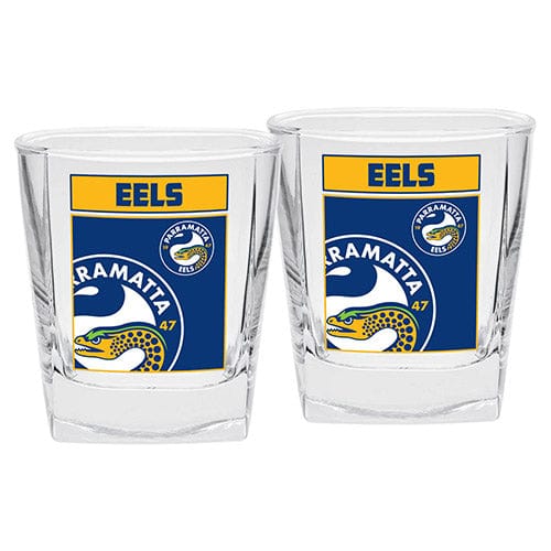 Parramatta Eels Printed Spirit Glass Twin Pack