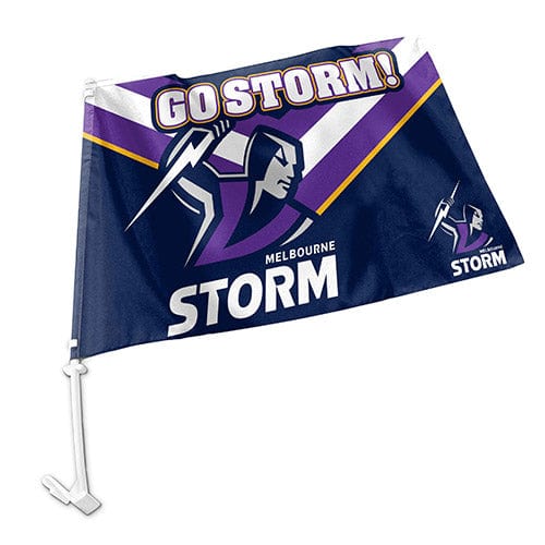 Melbourne Storm Car Flag