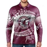 Manly Sea Eagles Mens Trax Outback Off-Road Fishing Camping Shirts