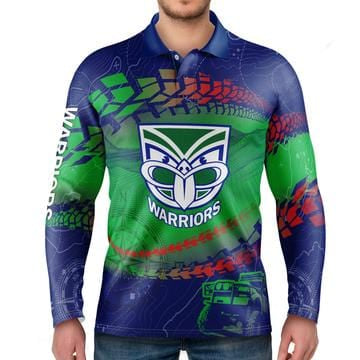 New Zealand Warriors Mens Trax Outback Off-Road Fishing Camping Shirts